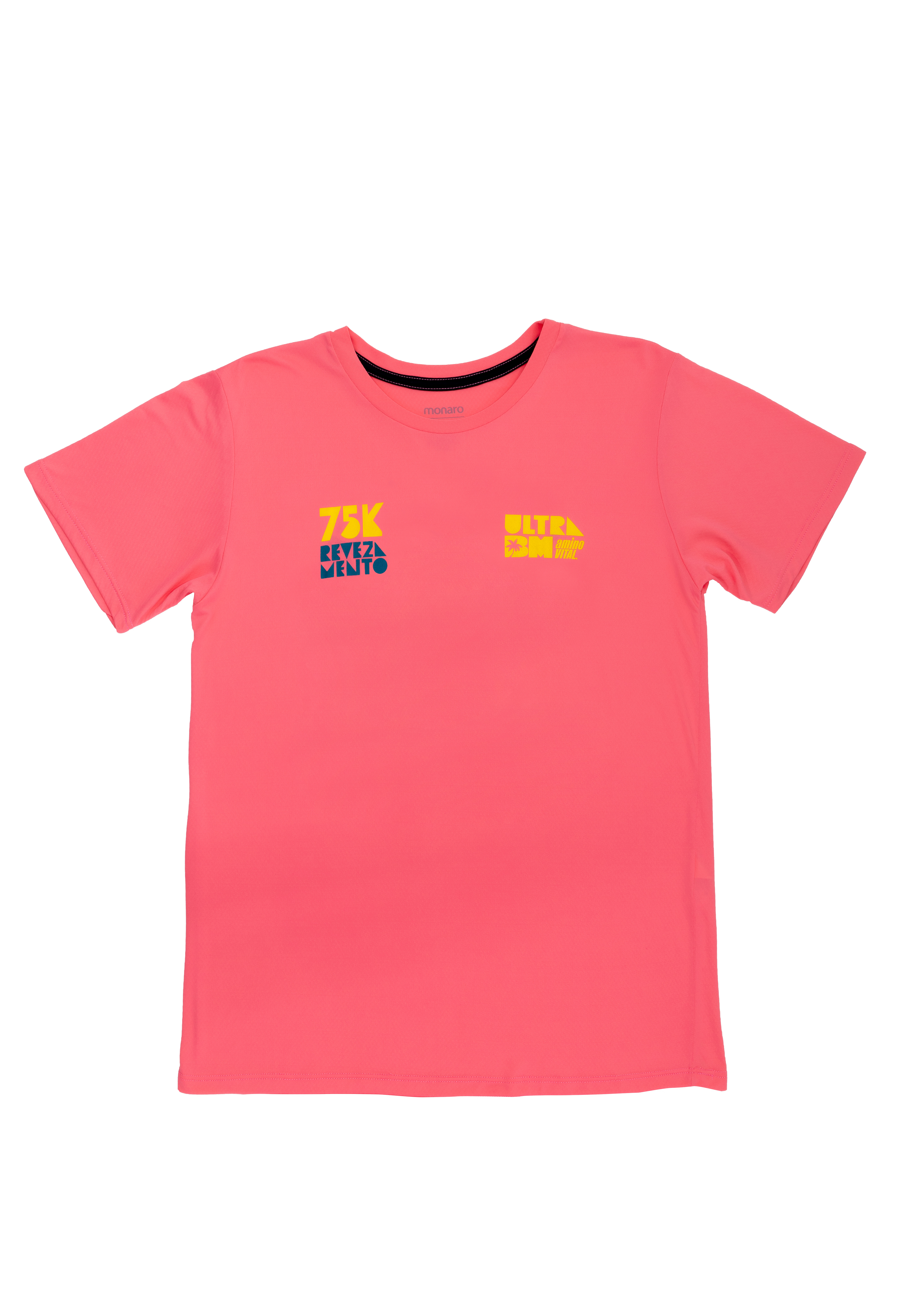 Camiseta Ultra BM 75KM 2024 Revezamento Rosa Masculina